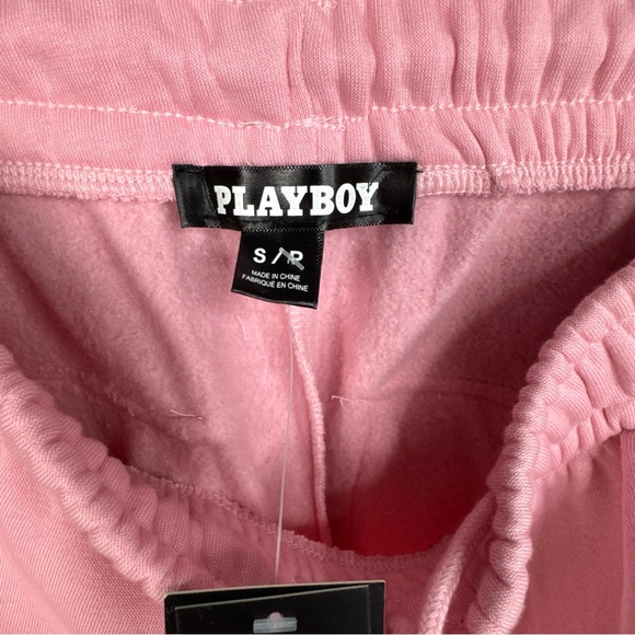 Playboy Bunny Set Pink Hoodie Sweatshirt/Sweat Pants Women’s S NWT - Picture 15 of 16